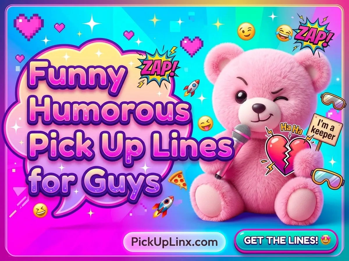 Funny Humorous Pick Up Lines for Guys