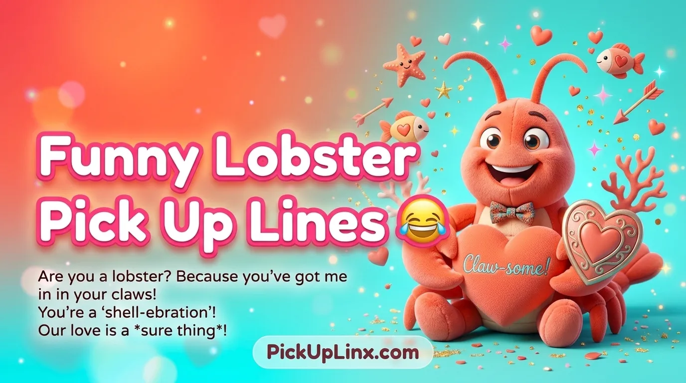 Funny Lobster Pick Up Lines