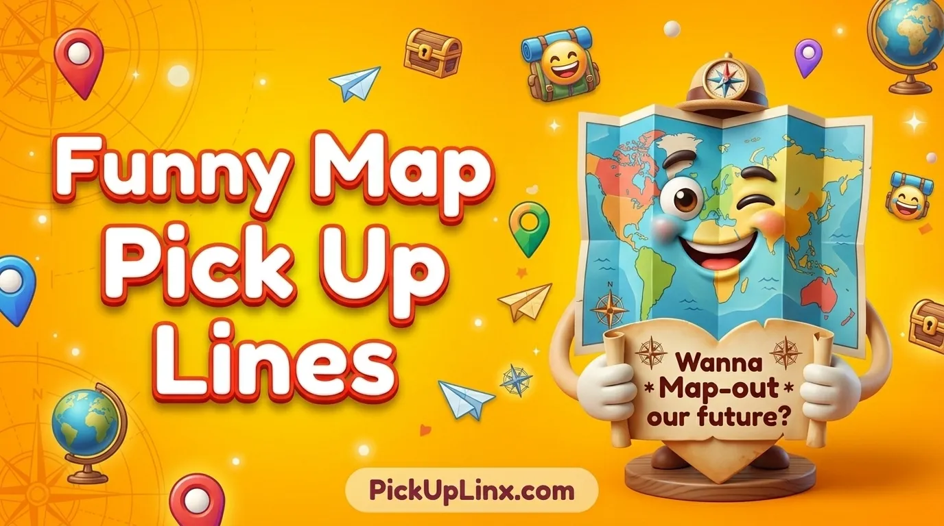 Funny Map Pick Up Lines