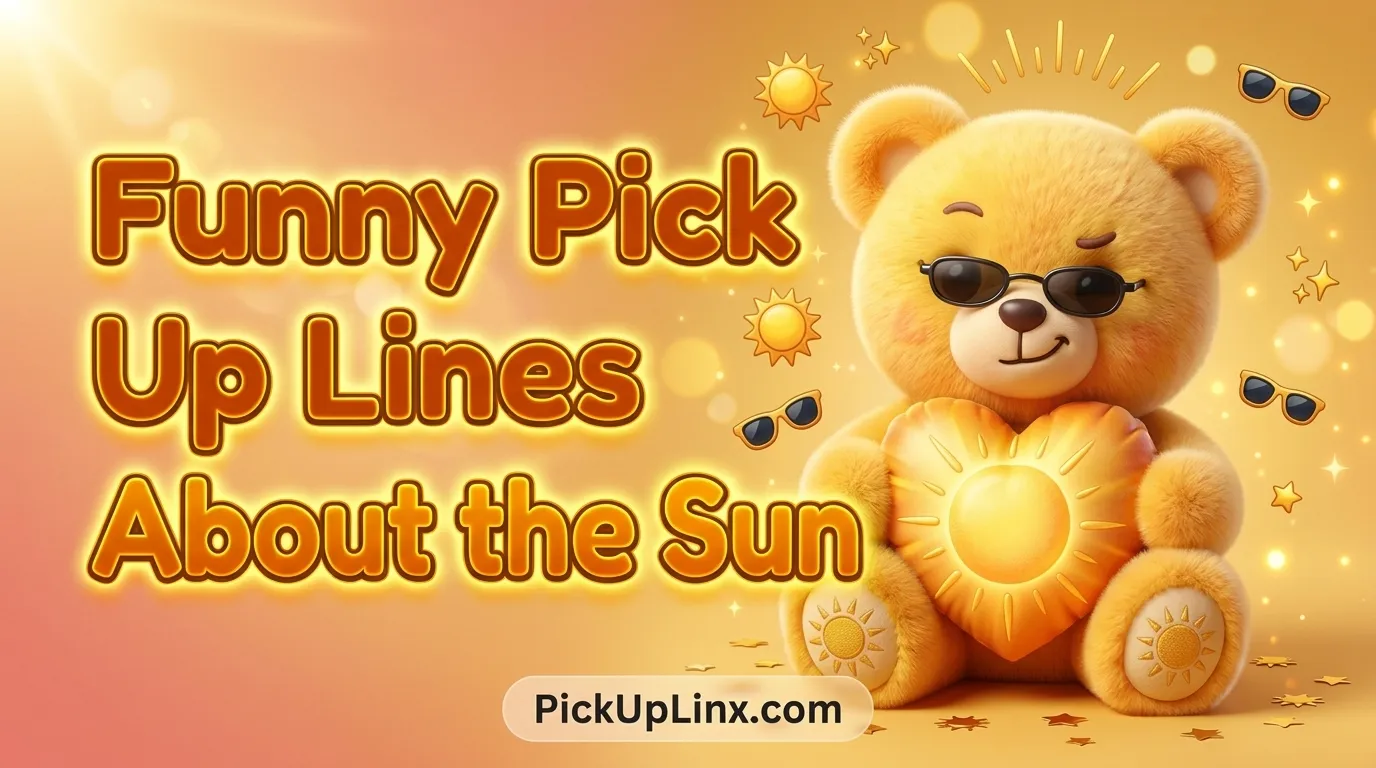 Funny Pick Up Lines About the Sun