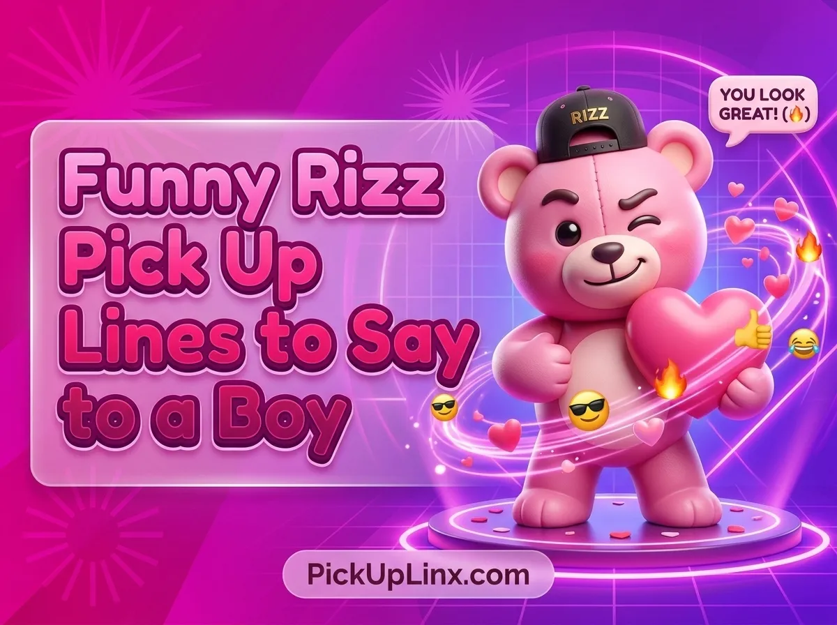 Funny Rizz Pick Up Lines to Say to a Boy