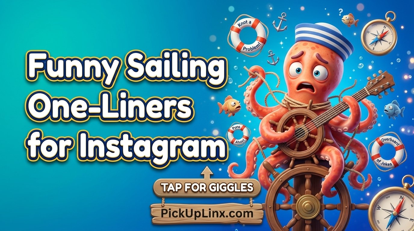 Funny Sailing One-Liners for Instagram