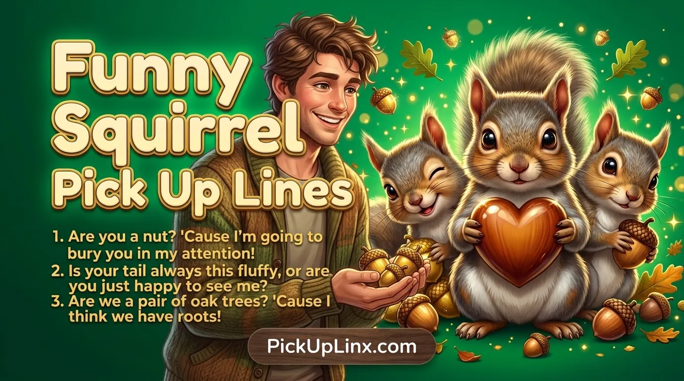 Funny Squirrel Pick Up Lines