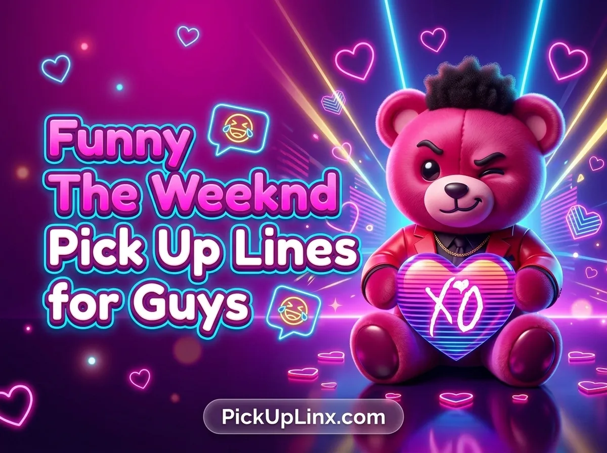 Funny The Weeknd Pick Up Lines for Guys