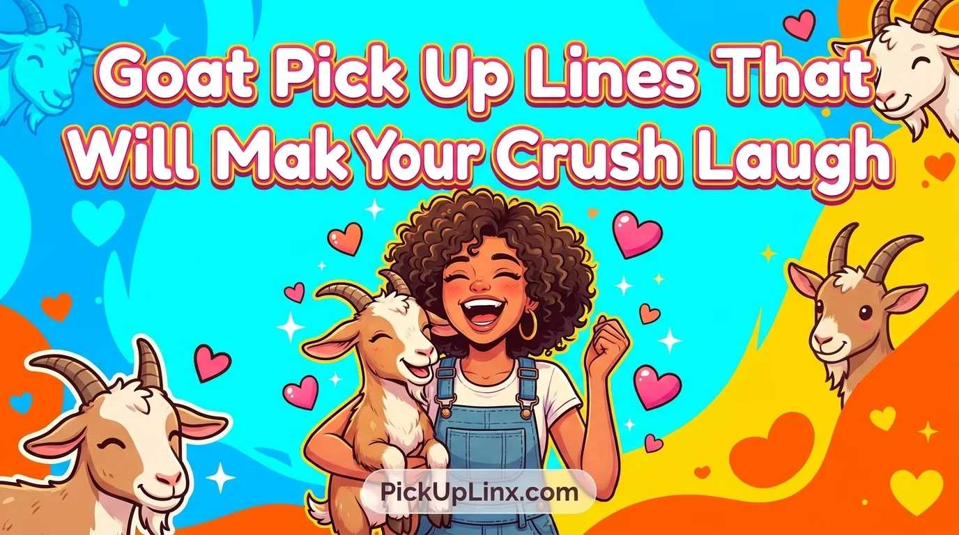 Goat Pick Up Lines That Will Make Your Crush Laugh