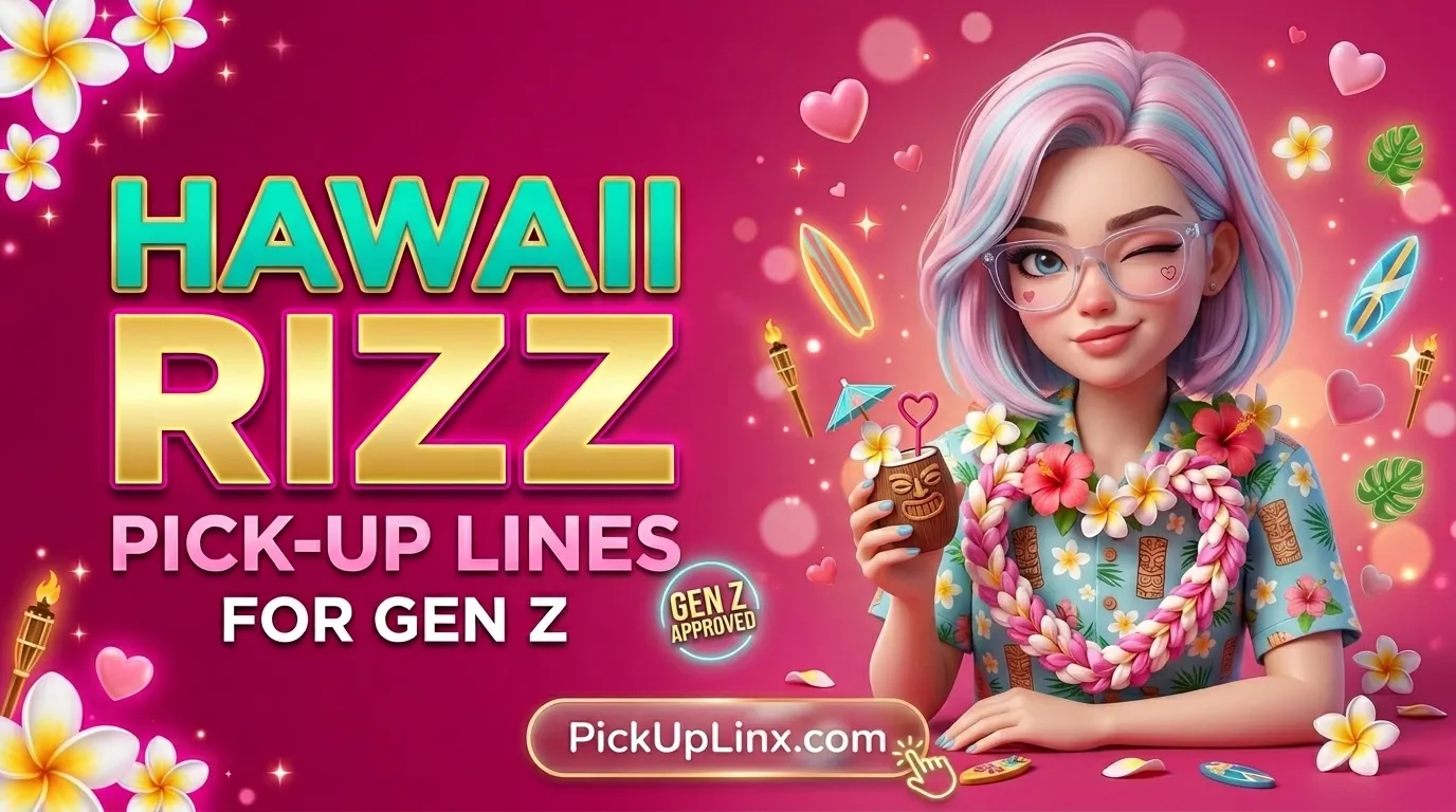 Hawaii Rizz Pick-Up Lines for Gen Z