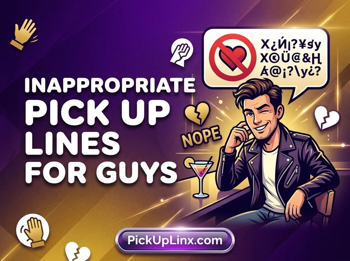 Inappropriate Pick Up Lines for Guys
