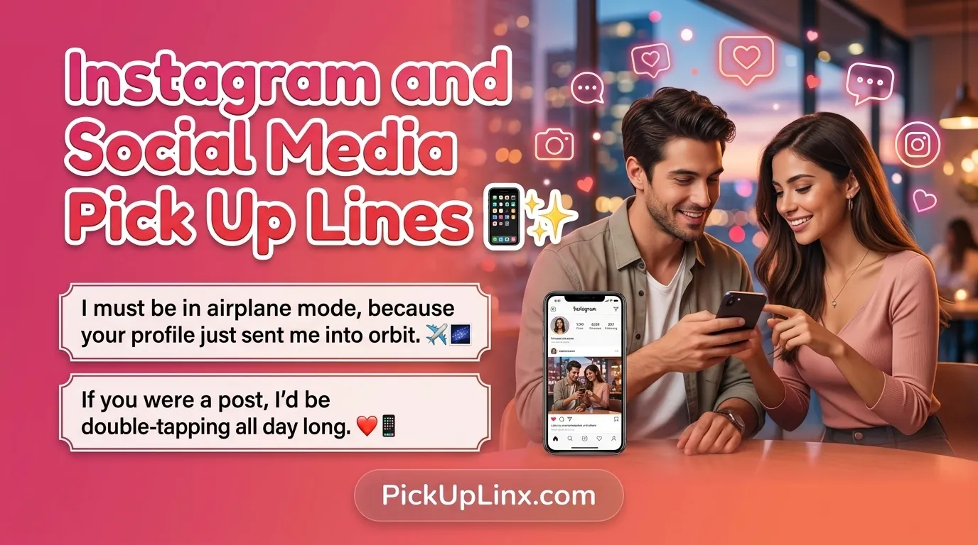 Instagram and Social Media Pick Up Lines 