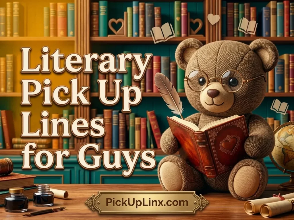 Literary Pick Up Lines for Guys