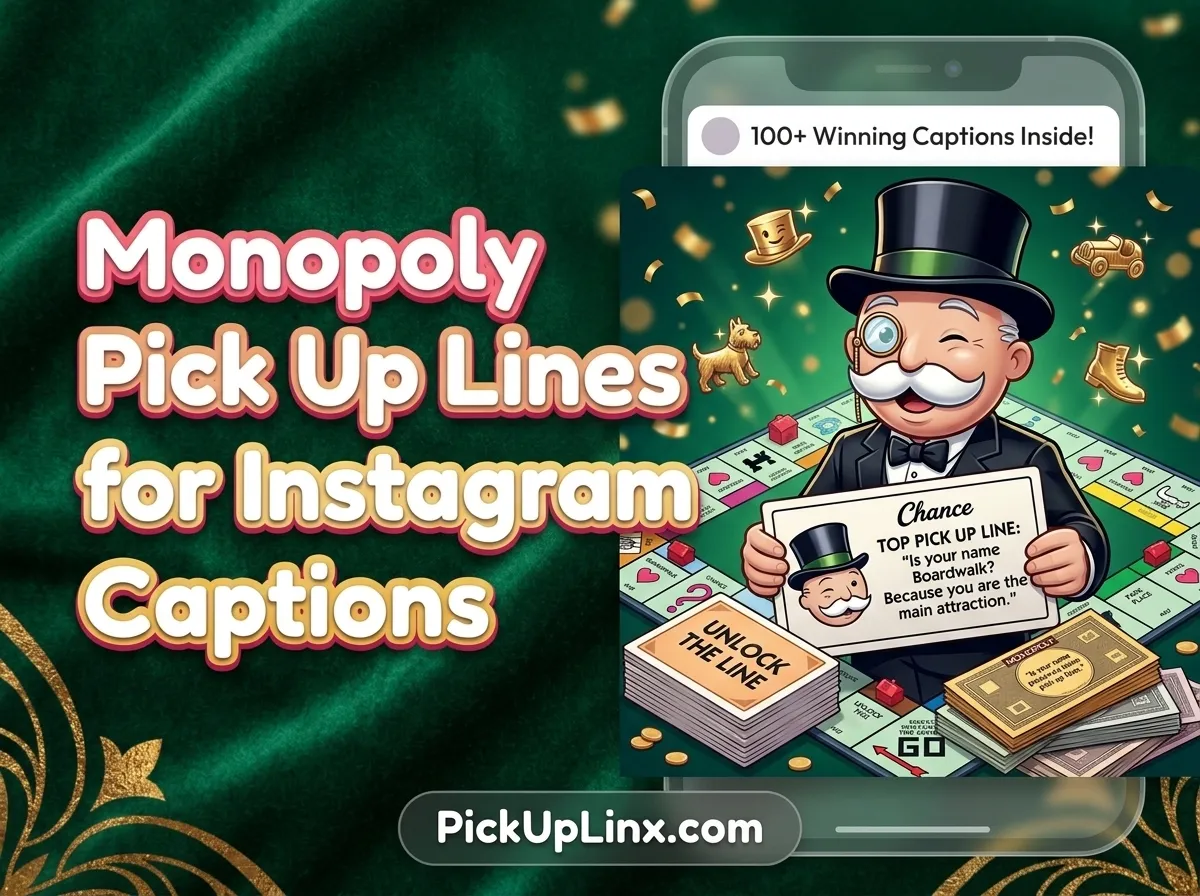 Monopoly Pick Up Lines for Instagram Captions