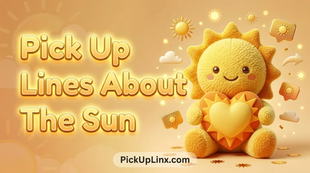 Pick Up Lines About the Sun