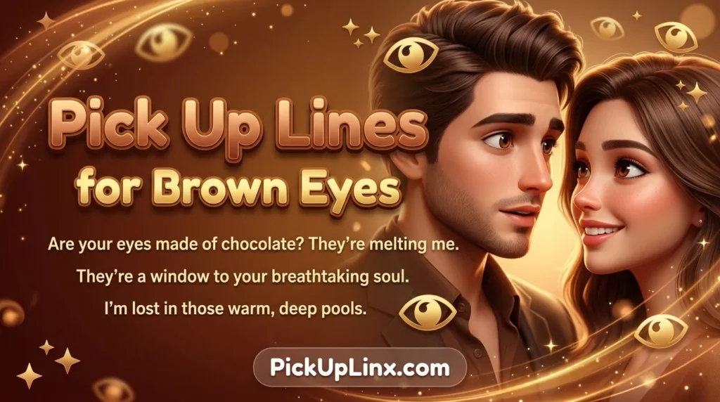 Pick Up Lines for Brown Eyes