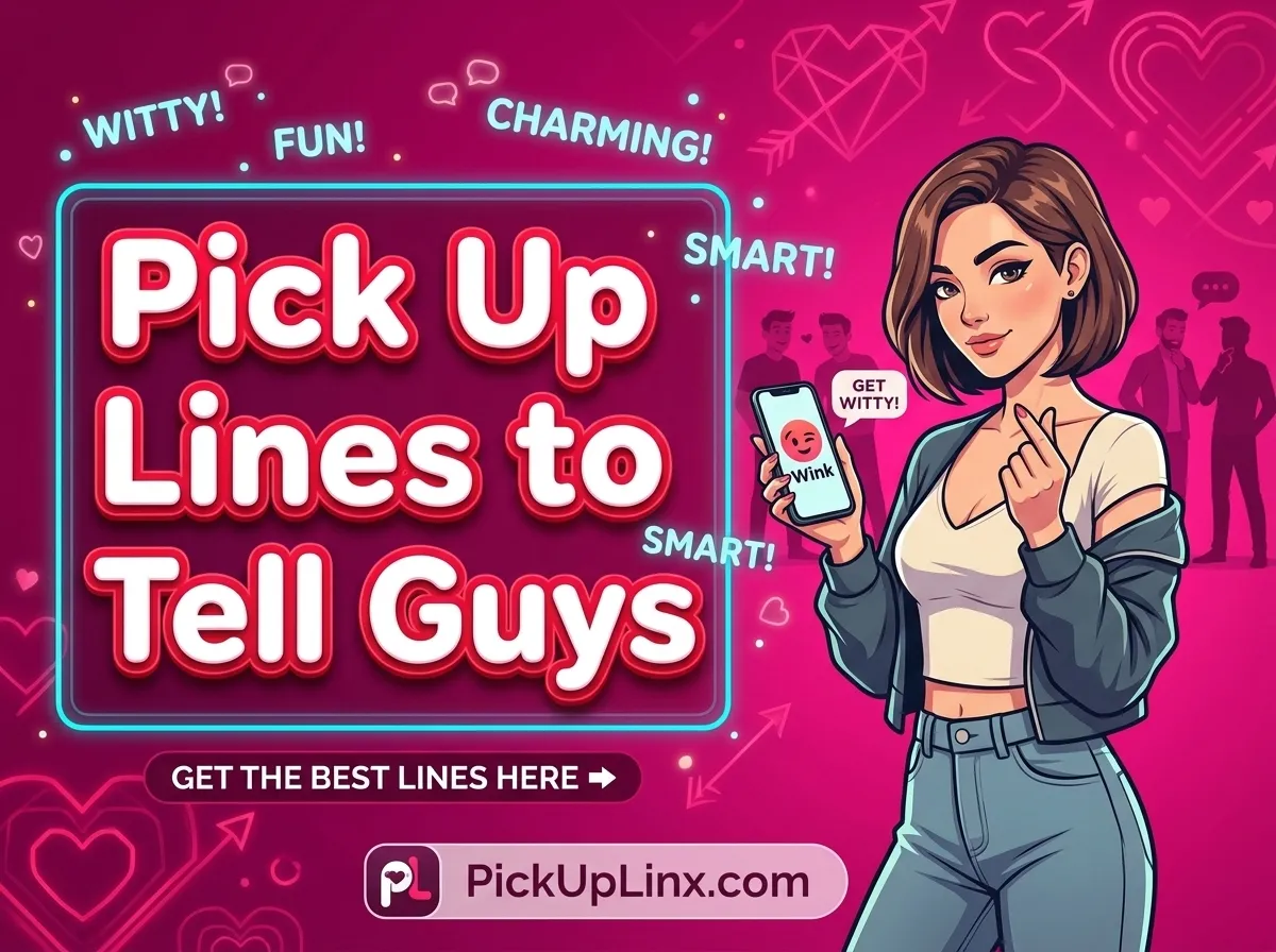 Pick Up Lines to Tell Guys