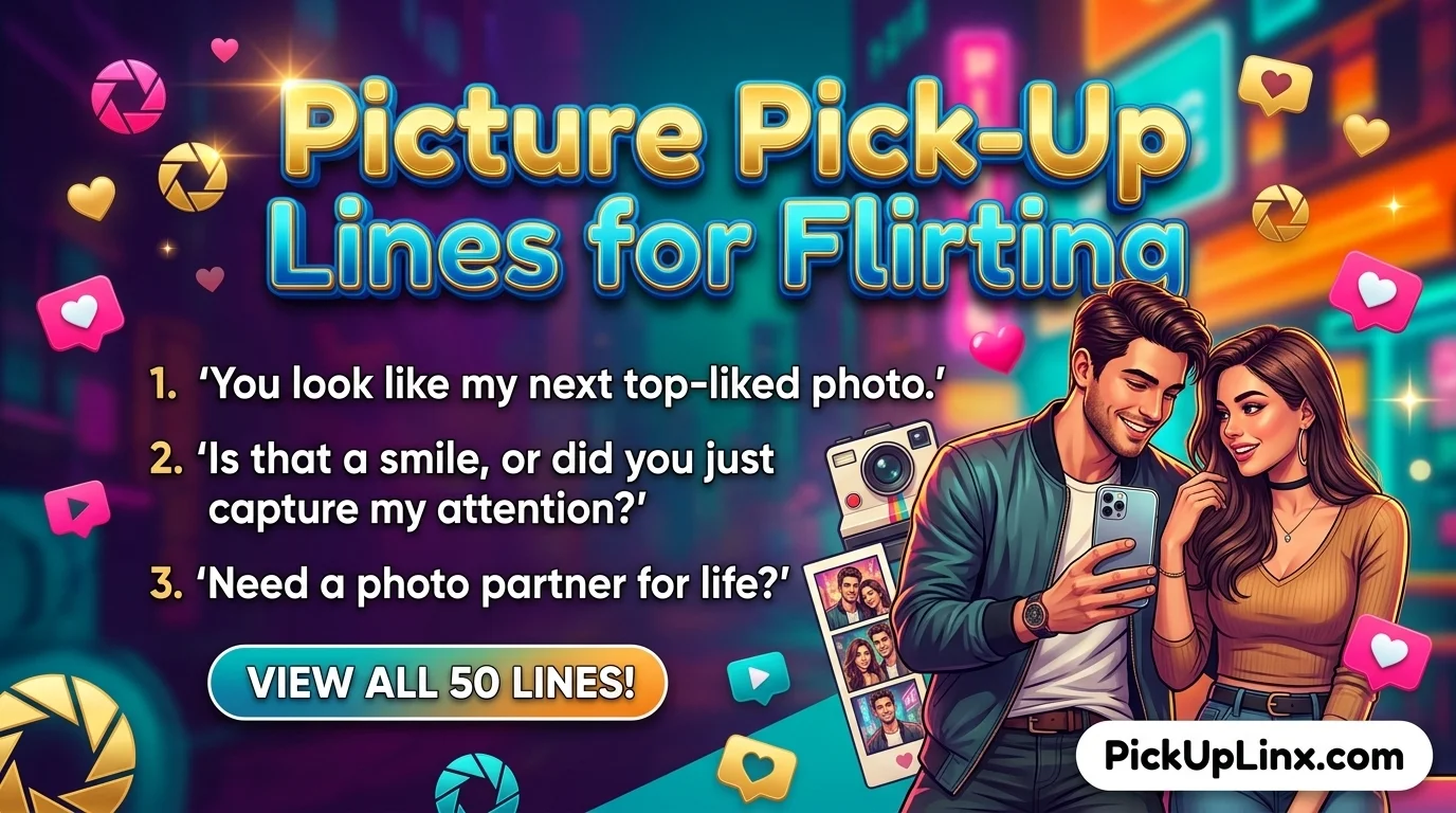 Picture Pick-Up Lines for Flirting
