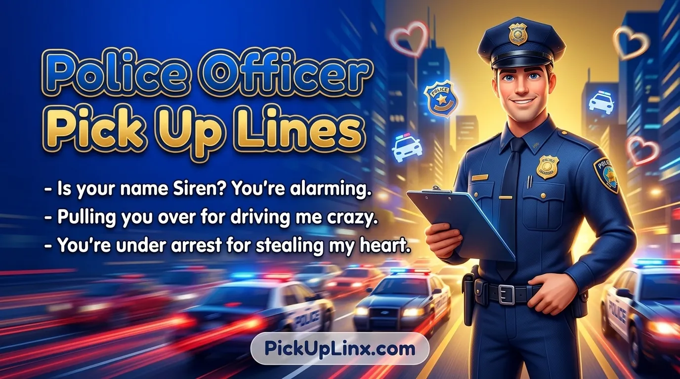 Police Officer Pick Up Lines