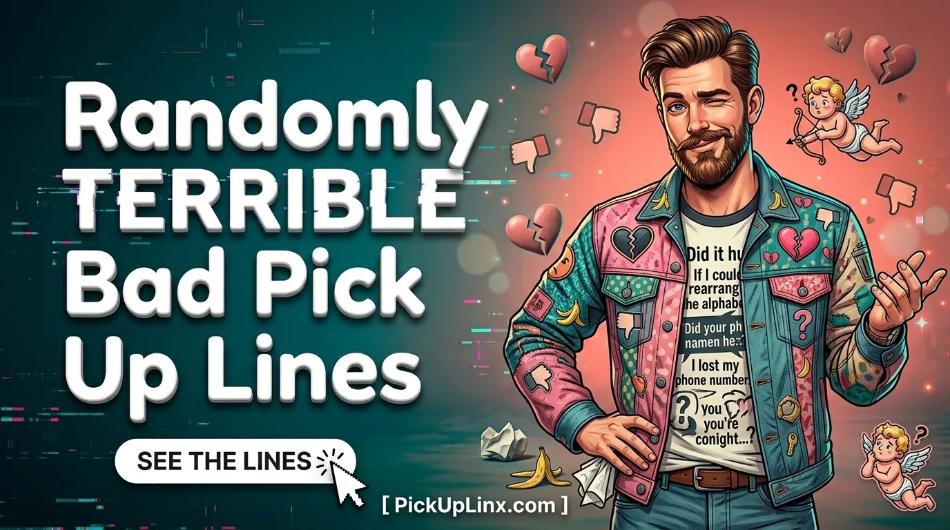 Randomly Terrible Bad Pick Up Lines