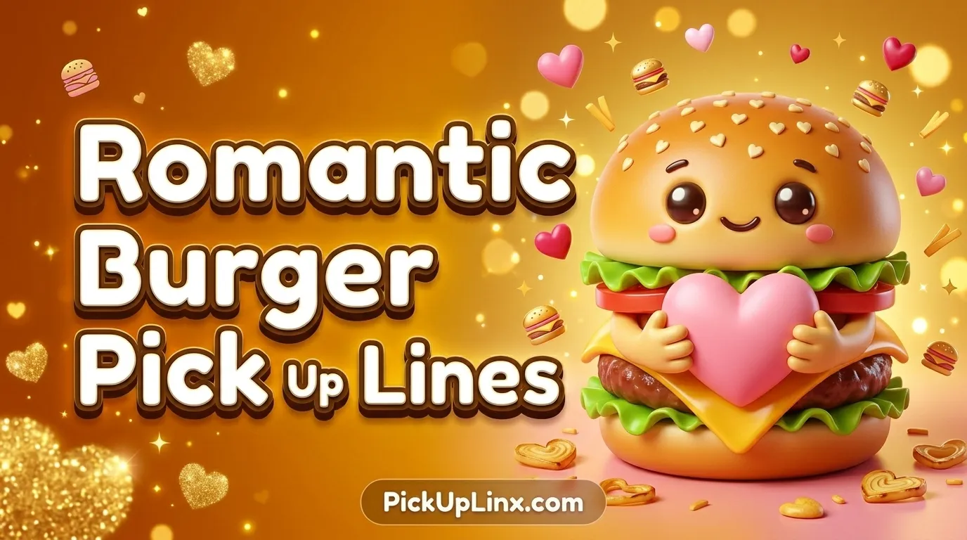 Romantic Burger Pick Up Lines