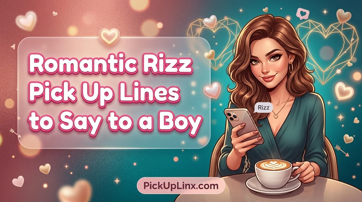 Romantic Rizz Pick Up Lines to Say to a Boy