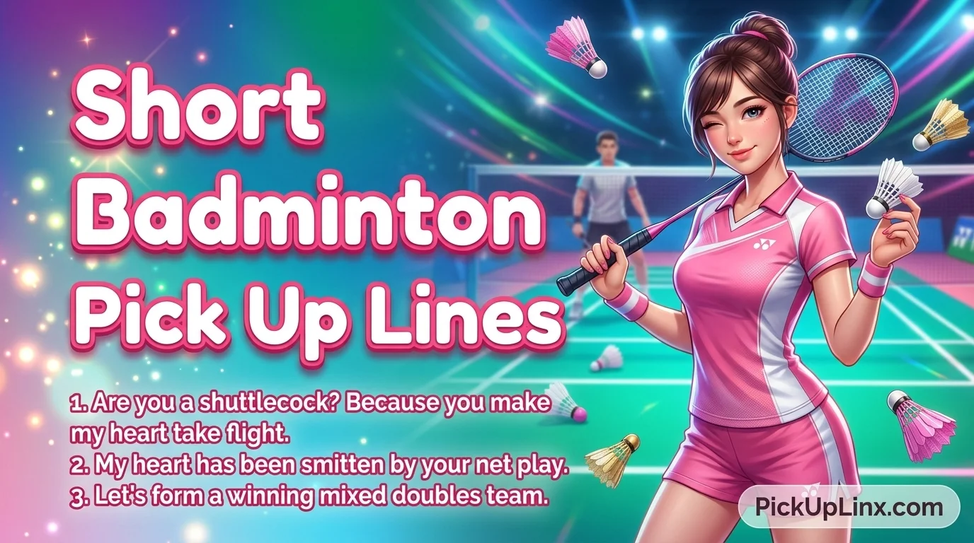 Short Badminton Pick Up Lines