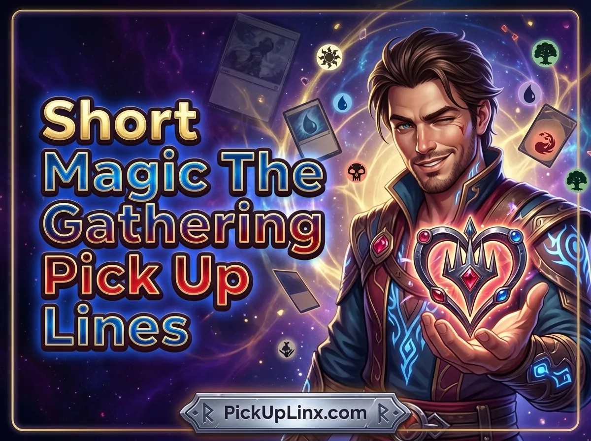 Short Magic The Gathering Pick Up Lines