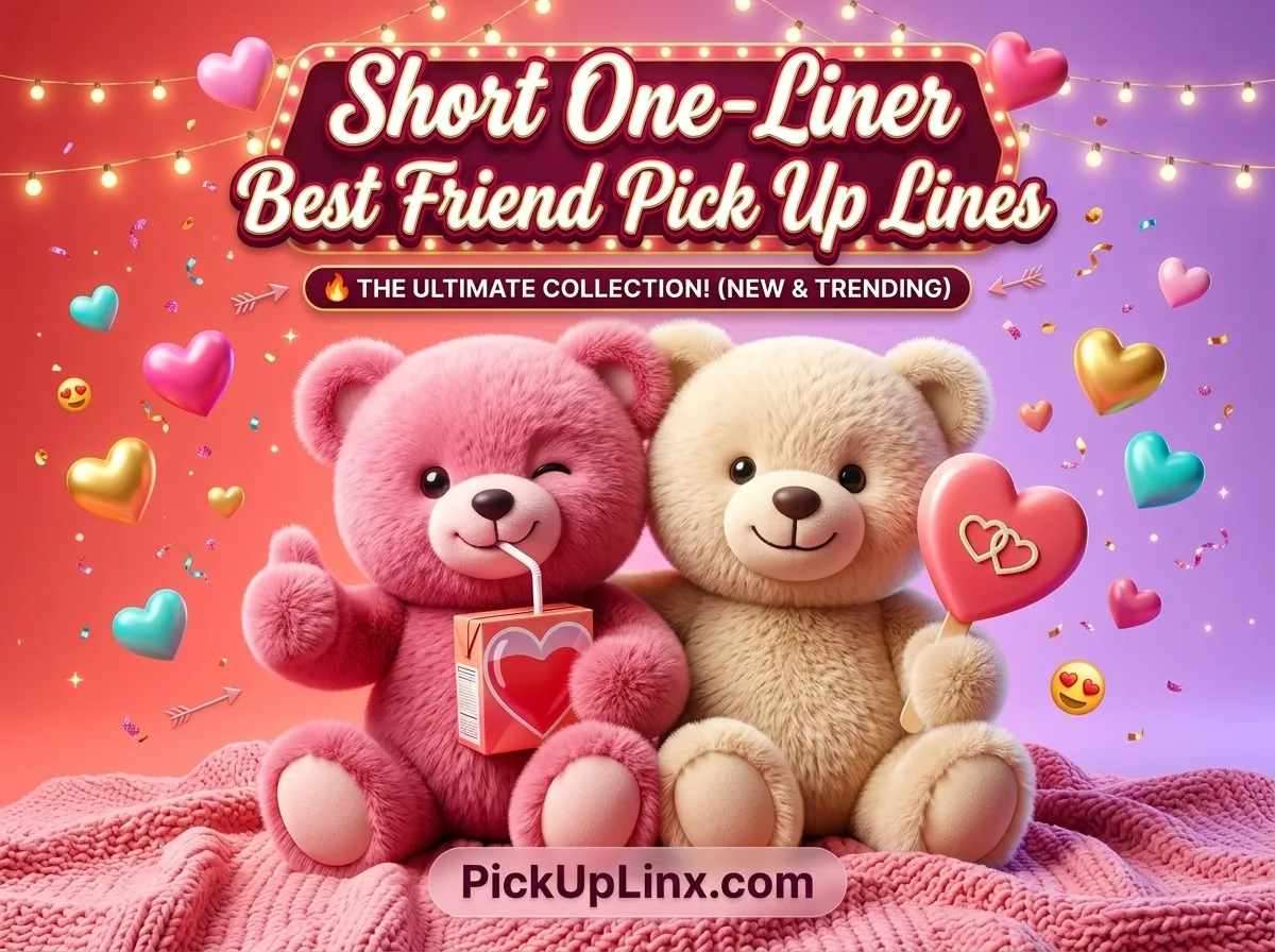 Short One-Liner Best Friend Pick Up Lines