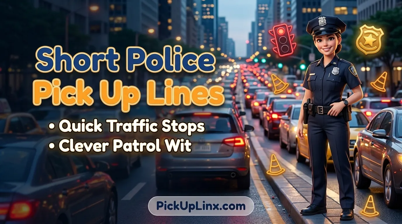 Short Police Officer Pick Up Lines