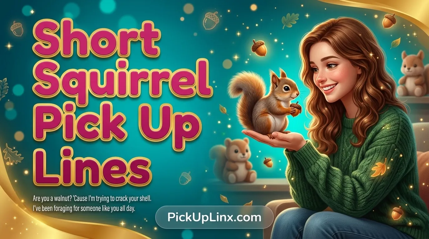 Short Squirrel Pick Up Lines