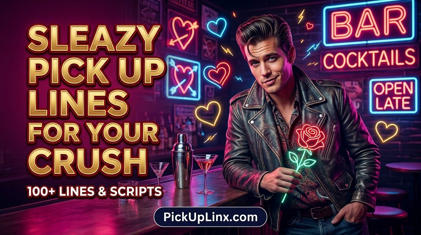 Sleazy Pick Up Lines for Your Crush