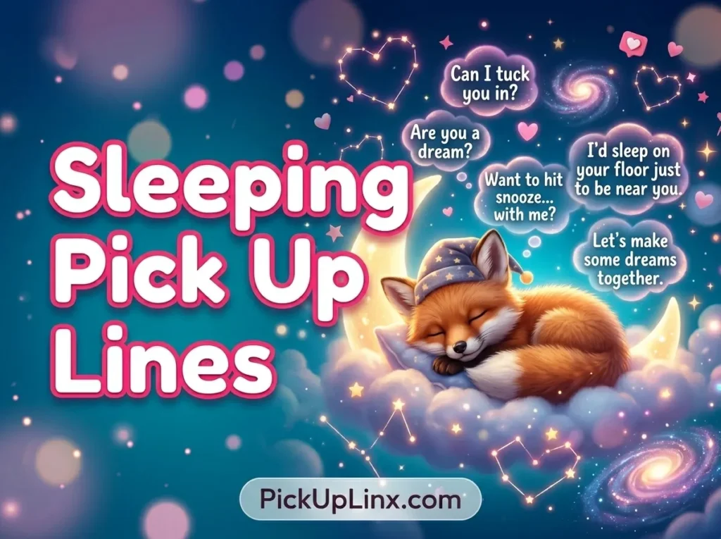Sleeping Pick Up Lines