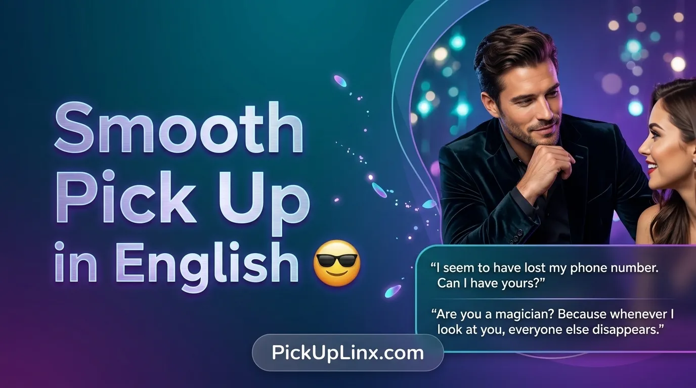 Smooth Pick Up Lines in English