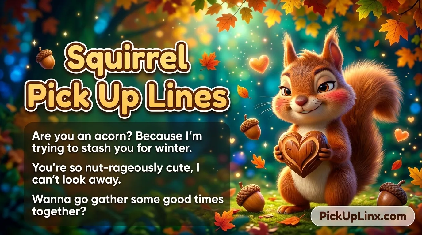 Squirrel Pick Up Lines