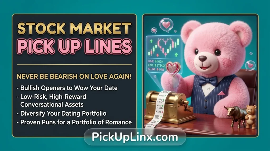 Stock Market Pick Up Lines