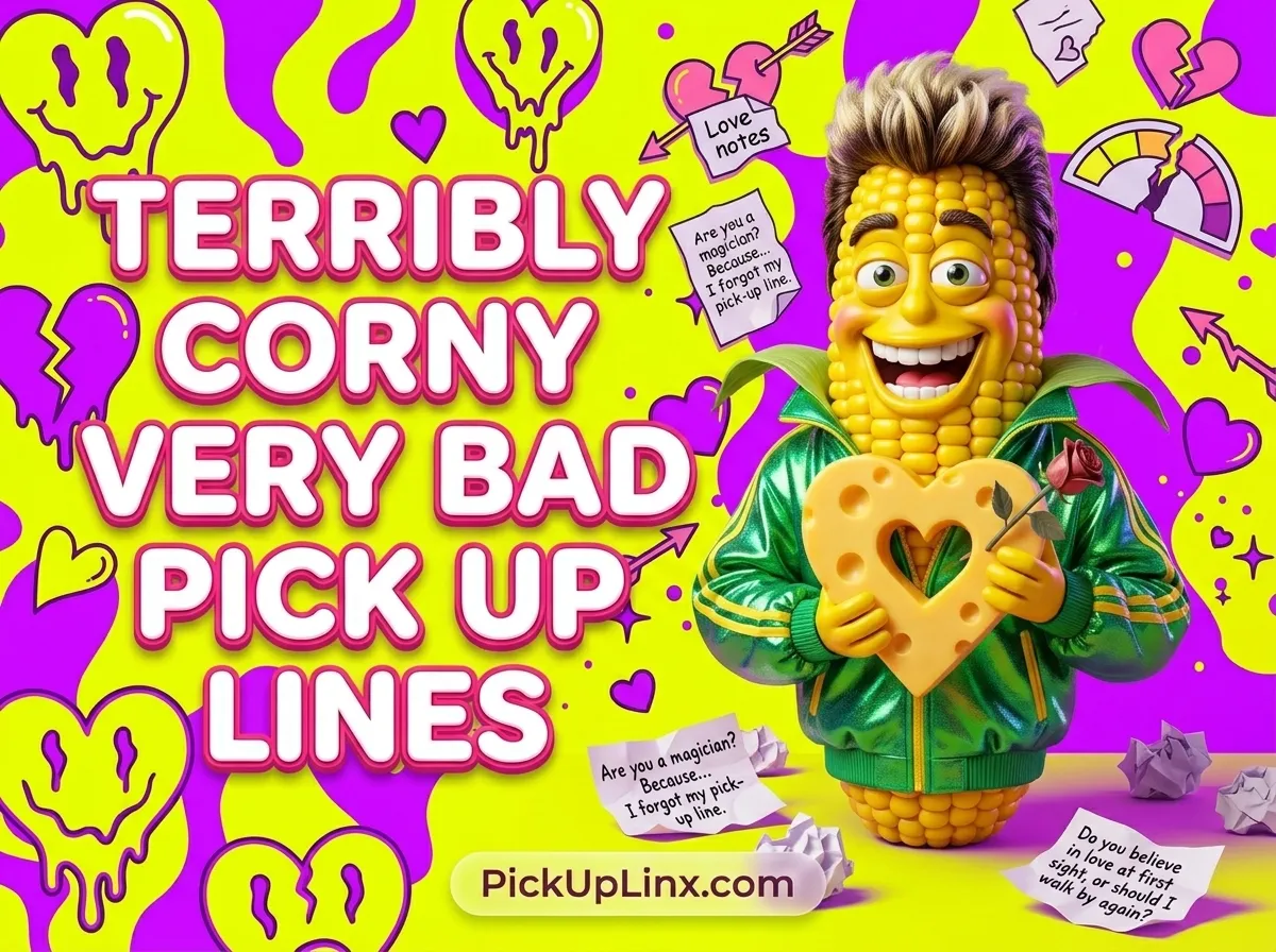 Terribly Corny Very Bad Pick Up Lines