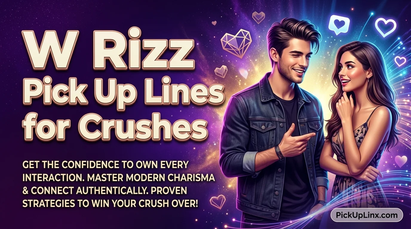 W Rizz Pick Up Lines for Crushes