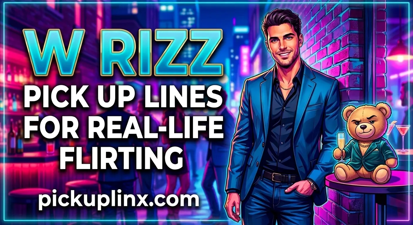W Rizz Pick Up Lines for Real-Life Flirting