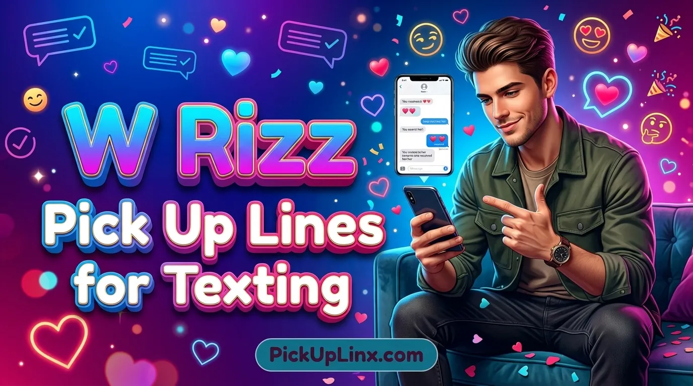 W Rizz Pick Up Lines for Texting