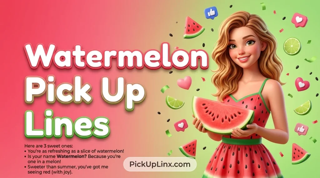Watermelon Pick Up Lines