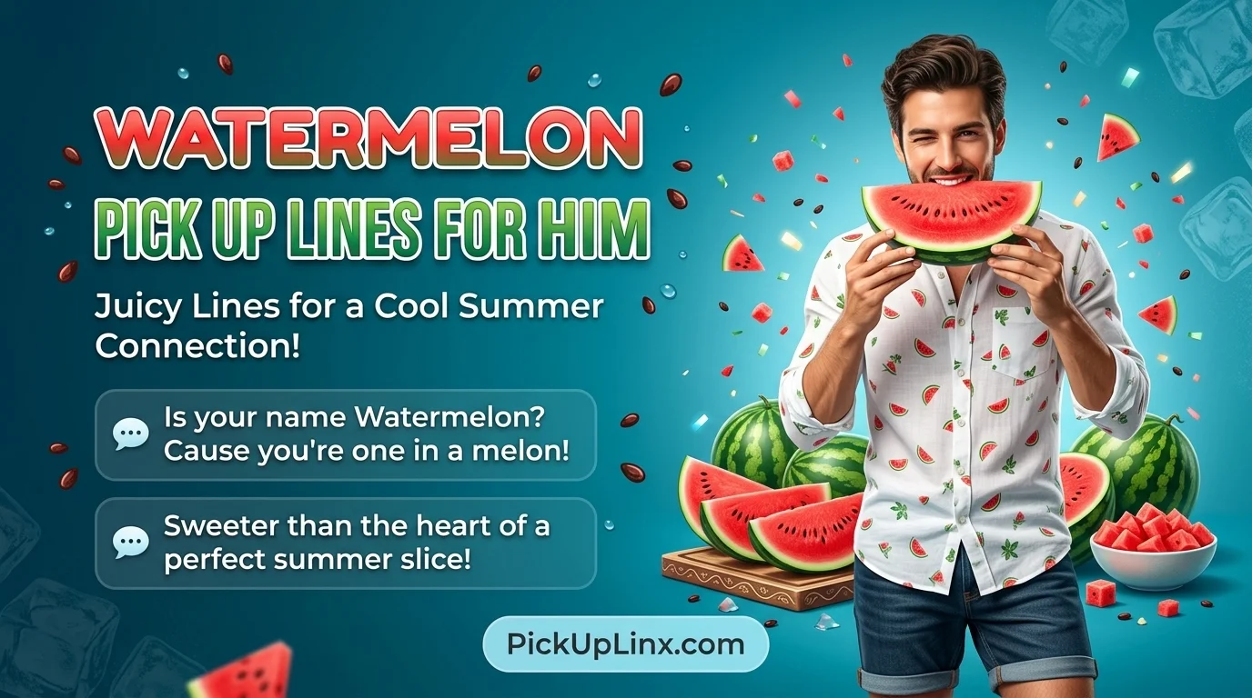 Watermelon Pick Up Lines for Him