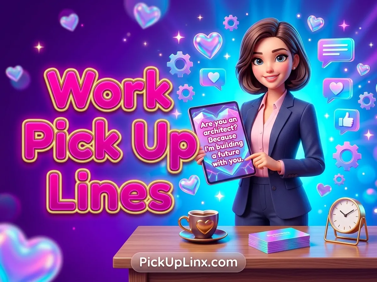 Work Pick Up Lines