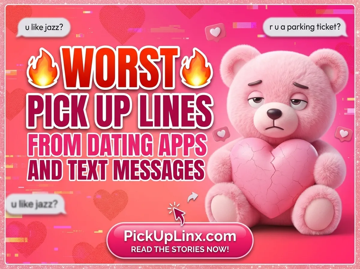 Worst Pick Up Lines From Dating Apps and Text Messages