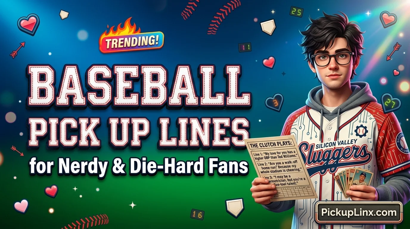 Baseball Pick Up Lines for Nerdy & Die-Hard Fans 