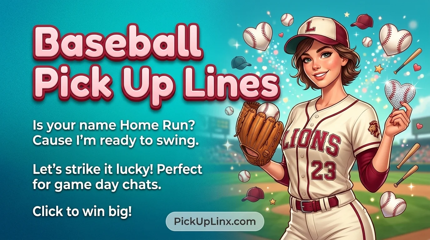 Baseball Pick Up Lines