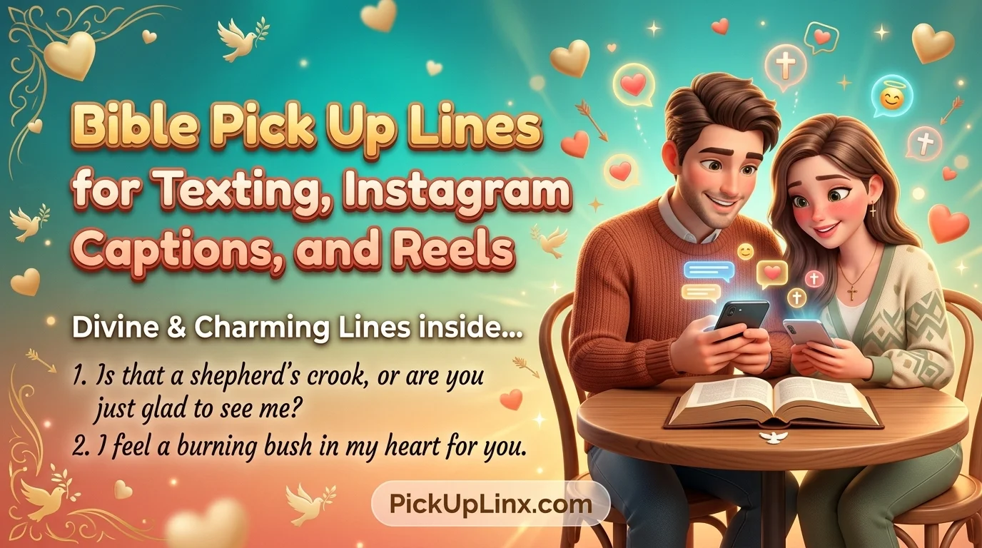Bible Pick Up Lines for Texting, Instagram Captions, and Reels