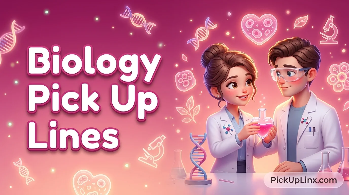 Biology Pick Up Lines