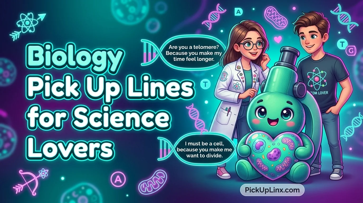 Biology Pick Up Lines for Science Lovers