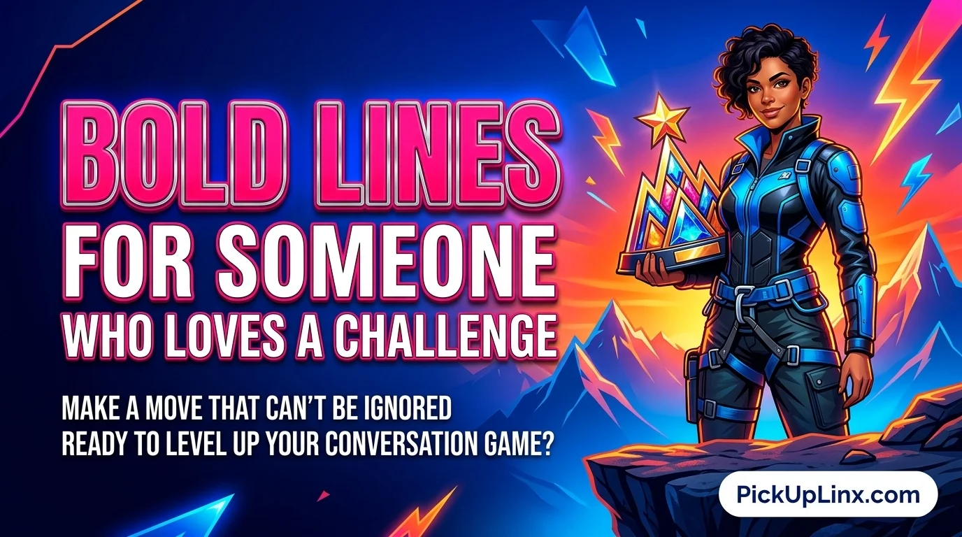 Bold Lines for Someone Who Loves a Challenge 