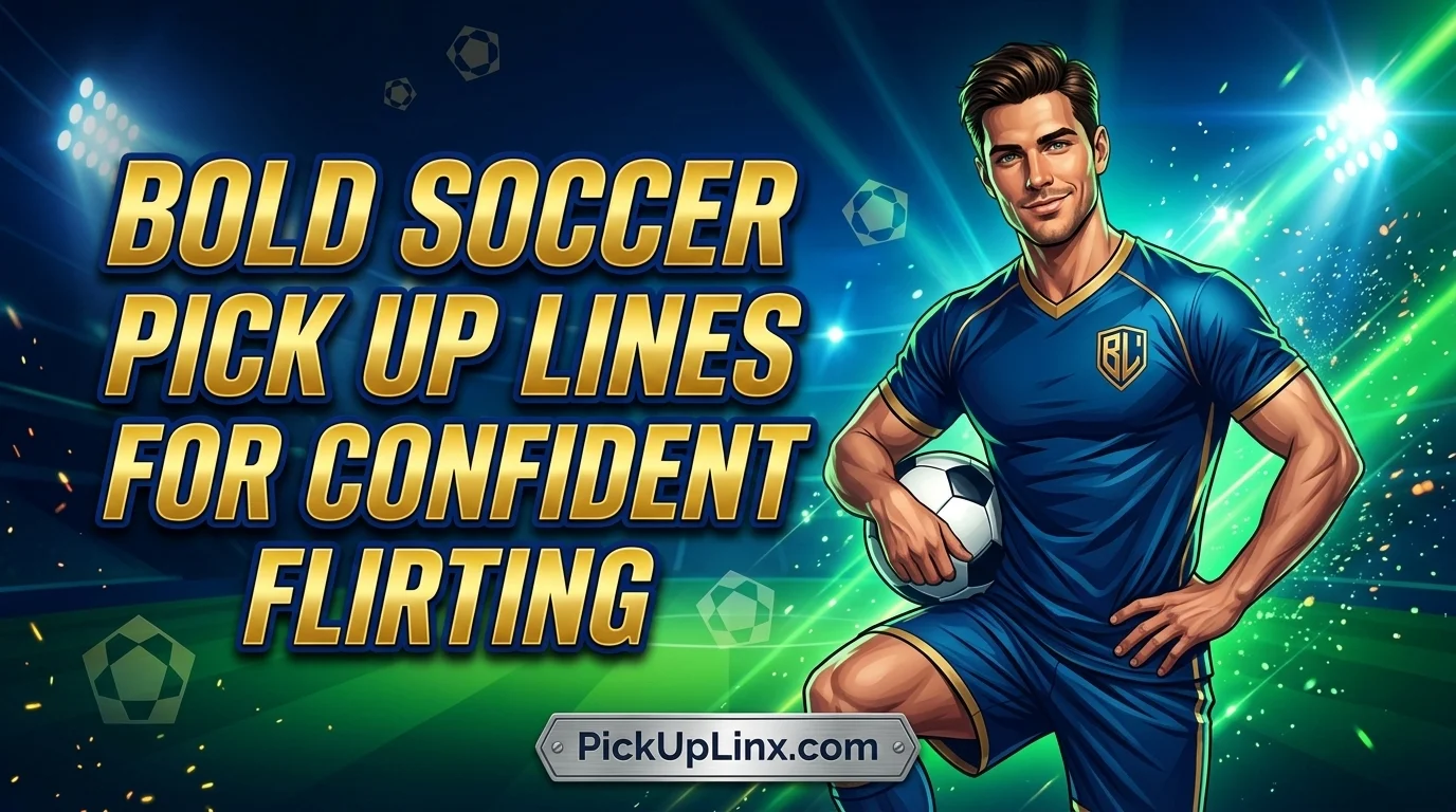 Bold Soccer Pick Up Lines for Confident Flirting