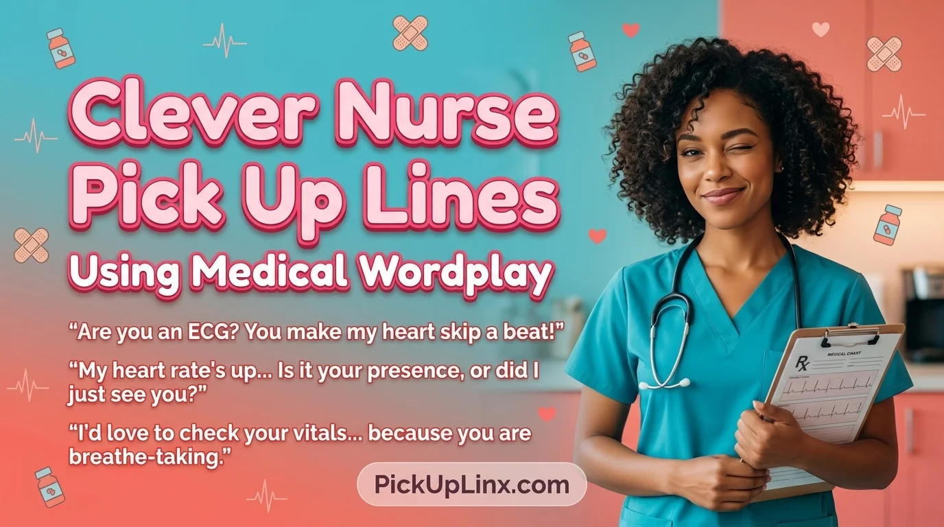 Clever Nurse Pick Up Lines Using Medical Wordplay