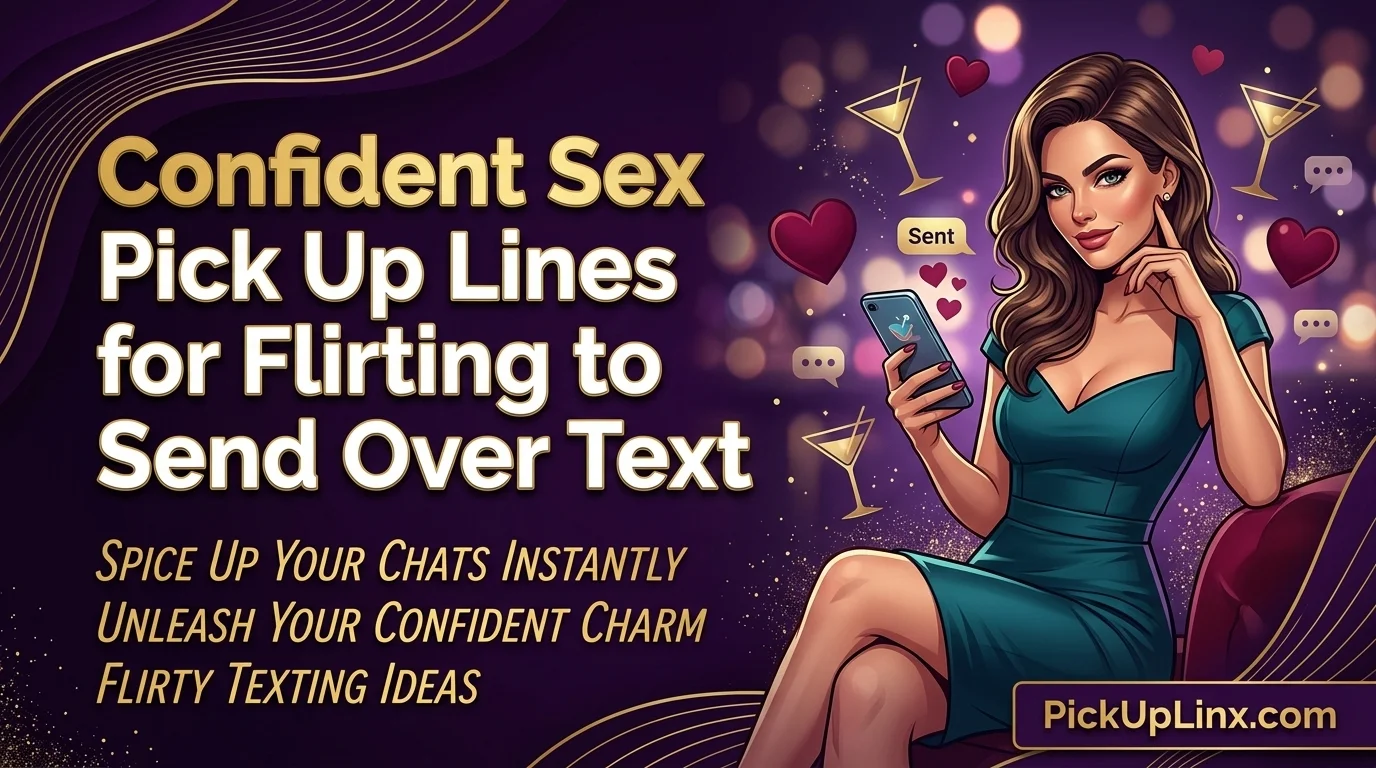 Confident Sex Pick Up Lines for Flirting