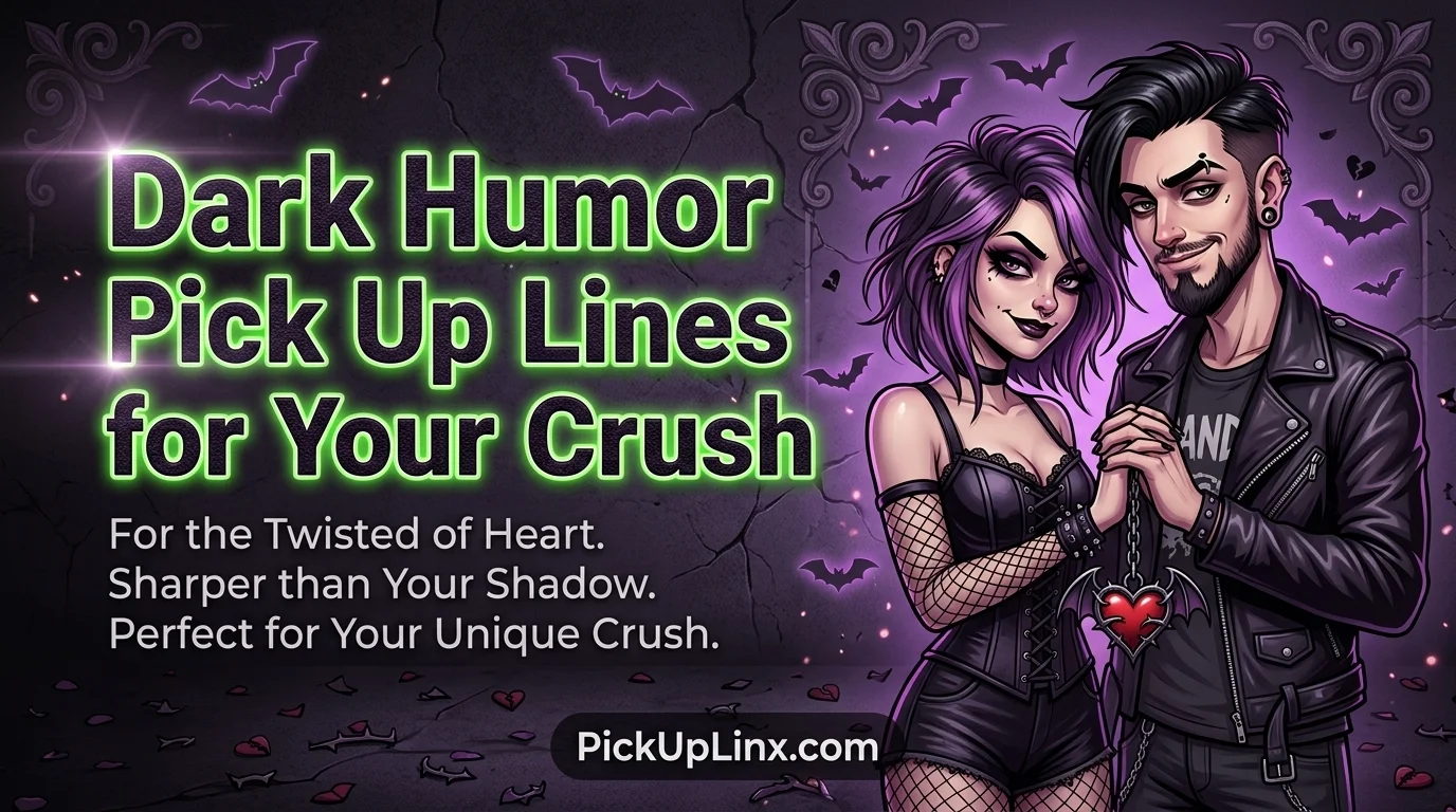 Dark Humor Pick Up Lines for Your Crush